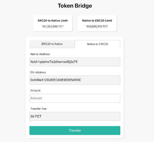 Token bridge